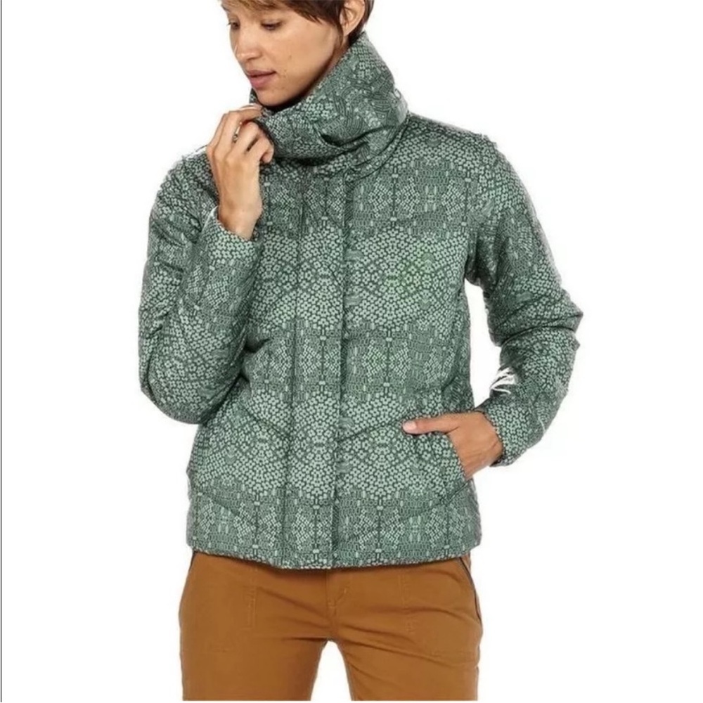 Patagonia Geoharmony Insulated Puffer Jacket Verdigris Green Sz M - Picture 15 of 15